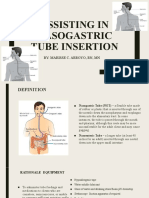 Assisting in Nasogastric Tube Insertion