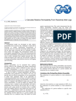 SPE-95575 A Semianalytical Method To Calculate Relative Permeability From Resistivity Well Logs