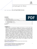 Cellulose-Based Hydrogels For Water Treatment: Ilker Yati, Soner Kizil, and Hayal Bulbul Sonmez