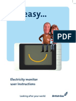 British Gas Electricity Monitor Manual