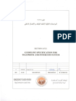 SECTION 16725 Telephone & Intercom System Rev 0