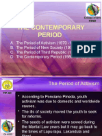 The Contemporary Period