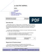 Instrucciones Del PIC16F84A