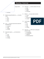 Reading: Grammar: ECCE Screening Test (Revised 2021 Format)