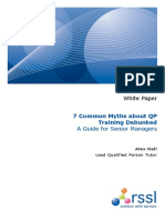 7 Common Myths About QP Training Debunked: A Guide For Senior Managers