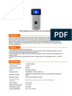 F200 Fingerprint Access Control and Time Attendance