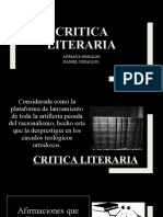 Critica Literaria