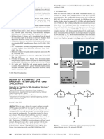 Design of A Compact CPW Bandpass Filter Used For Uwb Application