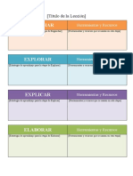 Plantilla de Modelo 5E