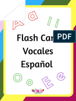 Flash Card de Vocales