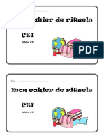 Cahier de Rituels Ce1 Période 2