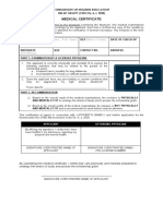 SIKAP Medical Certificate Template Filled Out