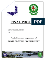 Feasibility Report For Power Plant