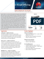 MA5671A - SFP ONT (Optical Network Terminal) : Product Highlights Applications