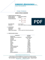 FT Acido Cítrico Anhidro TTCA