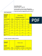 Maryland Metrics Technical Data Chart: General Tolerances To DIN ISO 2768 T1 and T2