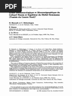 Etude Sédimentologique Et Biostratigraphique Du Crétacé Moyen Et Supérieur Du Djebel Semmama (Tunisie Du Centre Nord)