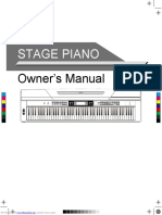 Stage Piano: Owner's Manual