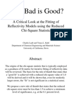 Laub Chi-Square Data Fitting