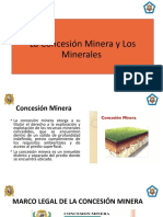 La Concesión Minera y Los Minerales