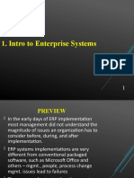 Intro To Enterprise Systems