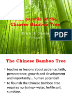 The Parable of The Chinese Bamboo Tree