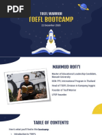 Toefl Bootcamp