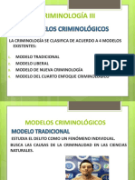 Modelos Criminológicos