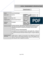 Level 7assessment Specification