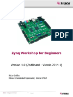 SILICA Xilinx Zynq ZedBoard Vivado Workshop Ver1.0