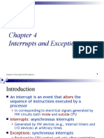 1 Chapter 4 Interrupts and Exceptions