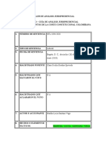 Matriz Análisis Jurisprudencial Última