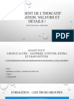 Cours 1 Le Présent de L'indicatif - Les 3 Groupes