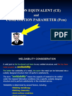 Carbon Equivalent (Ce) Composition Parameter (PCM)