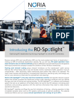 Introducing The: Optimizing RO Desalination by Shining A "Spotlight" On Critical RO Membranes