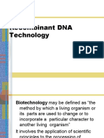 Recombinant DNA Technology