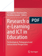 Research On E-Learning and ICT in Education: Panagiotes Anastasiades Nicholas Zaranis Editors