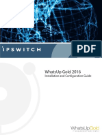 Whatsup Gold 2016: Installation and Configuration Guide