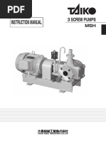 INSTRUCTION MANUAL (Three Rotor Screw Pump-E (MSH) )