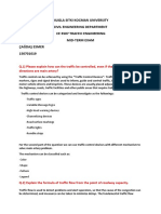 TRAFFIC ENGINEERING MIDTERM SOLUTIONS - ÇAĞDAŞ ESMER-dönüştürüldü