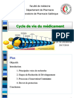 Cycle de Vie Du Médicament