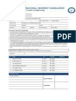 Lab Cover Sheet: American International University-Bangladesh