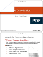 FM Demodulation: Prof. Priyal Zaveri