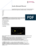 Lista Gravitação Universal