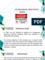 Hazardous Biological Infectious Waste