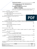 Solutions To The Problems of The Theoretical Competition