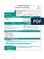 GUÍA DE ACTIVIDADES Análisis Conversacional