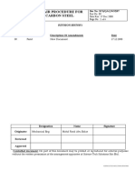 STS QAC SOP 007 Repair Procedure For Carbon Steel