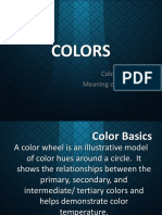 Colors: Color Basics Meaning of Colors