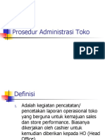 Prosedur Administrasi Toko